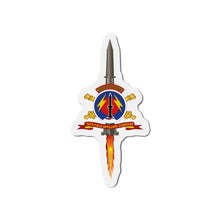 Load image into Gallery viewer, Die-Cut Magnets - Army - 56th Field Artillery Command - SSI w Br - Ribbon w Pershing - Firing