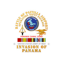 Load image into Gallery viewer, Kiss-Cut Vinyl Decals - Just Cause - Battle of Paitilla Airport - Navy Seals w Pamana SVC