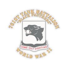 Load image into Gallery viewer, Kiss-Cut Stickers - Army - 761st Tank Battalion - Black Panthers - WWII