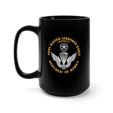 Load image into Gallery viewer, Black Mug 15oz - Army Master Parachute Badge - Korea w Txt X 300