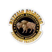 Load image into Gallery viewer, Die-Cut Magnets - Army - Buffalo Soldiers - Infantry - Cavalry Regiments X 300