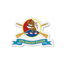 Load image into Gallery viewer, Die-Cut Magnets -SSI -Army - 28th Infantry Division - DUI - w Br - SSI - Ribbon X 300