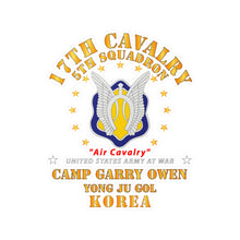 Load image into Gallery viewer, Kiss-Cut Vinyl Decals - Army - 5th Squadron 17th Cavalry - Air Cav - Camp Gary Owen Korea