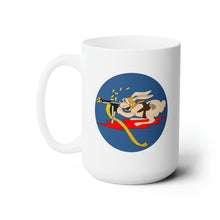 Load image into Gallery viewer, White Ceramic Mug 15oz - AAC - 376th Fighter Squadron wo Txt

