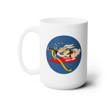 Load image into Gallery viewer, White Ceramic Mug 15oz - AAC - 376th Fighter Squadron wo Txt