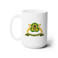 Load image into Gallery viewer, White Mug 15oz - Army - 3rd Military Police Group w Br - Ribbon