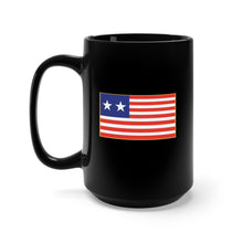 Load image into Gallery viewer, Black Mug 15oz - Flag - Western Forces - 2 Star Flag X 300