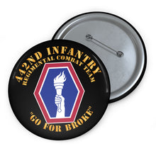 Load image into Gallery viewer, Custom Pin Buttons - 442nd Infantry Regimental Combat Team X 300
