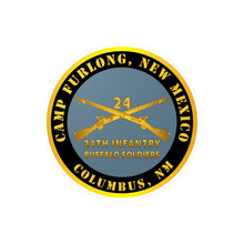 Load image into Gallery viewer, Kiss-Cut Vinyl Decals - Army - Camp Furlong NM - Columbus NM w 24th Infantry Branch Buffalo Soldiers