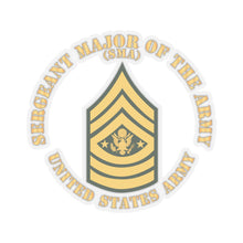 Load image into Gallery viewer, Kiss-Cut Stickers - Army - Sergeant Major of the Army - SMA - Flat X 300