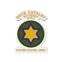 Load image into Gallery viewer, Die-Cut Magnets - Army - SSI - 66th Cavalry Division - WWII - US Army X 300
