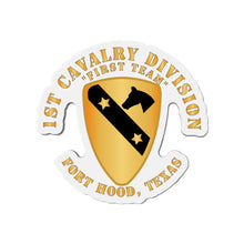 Load image into Gallery viewer, Die-Cut Magnets - Army - 1st Cavalry Division - DUI - Ft Hood, TX X 300