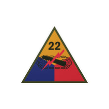 Load image into Gallery viewer, Kiss-Cut Vinyl Decals - SSI - 22nd Armored Division X 300