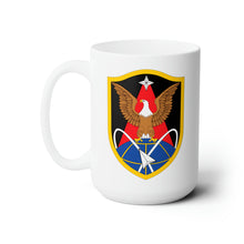Load image into Gallery viewer, White Ceramic Mug 15oz - Army - 1st Space Brigade - SSI wo Txt