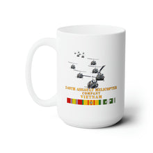 Load image into Gallery viewer, White Ceramic Mug 15oz - Army - 240th Assault Helicopter Co w VN SVC