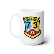 Load image into Gallery viewer, White Ceramic Mug 15oz - Army - Vietnam Combat Vet - 73rd Aviation Company - wo Txt