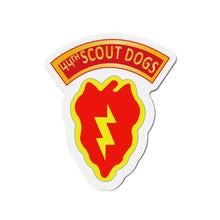 Load image into Gallery viewer, Die-Cut Magnets - Army - 44th Scout Dog Platoon 25th Infantry Div