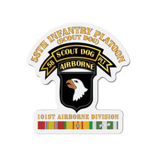 Load image into Gallery viewer, Die-Cut Magnets - Army - 58th Infantry Platoon - Scout Dog - w VN SVC X 300