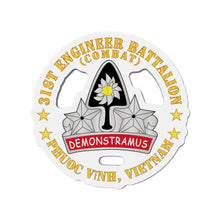 Load image into Gallery viewer, Die-Cut Magnets - Army - 31st Engineer Battalion (Combat) - Phuoc Vinh, Vietnam