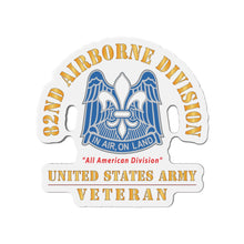 Load image into Gallery viewer, Die-Cut Magnets - Army - DUI - 82nd Airborne Division - All American Division - US Army Veteran X 300
