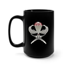 Load image into Gallery viewer, Black Mug 15oz - Korean Airborne Special Forces Badge wo Txt X 300