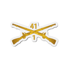 Load image into Gallery viewer, Die-Cut Magnets - Army - 1st Bn, 41st Infantry wo Txt
