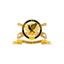 Load image into Gallery viewer, Kiss-Cut Vinyl Decals - Army - 1st Cavalry Regiment w Br - Ribbon X 300