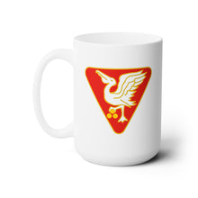Load image into Gallery viewer, White Ceramic Mug 15oz - Army - 46th U.S. Army Artillery Group wo Txt
