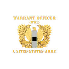 Load image into Gallery viewer, Kiss-Cut Vinyl Decals - Army - Warrant Officer - W01 - Flat - Eagle and Bar X 300
