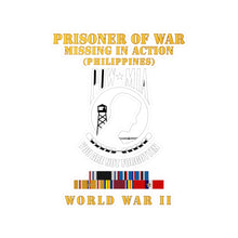 Load image into Gallery viewer, Kiss-Cut Vinyl Decals - Army - POW - MIA - Phili WWII w PAC SVC - Hat
