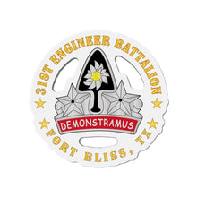 Load image into Gallery viewer, Die-Cut Magnets - Army - 31st Engineer Battalion - Fort Bliss, TX