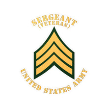 Load image into Gallery viewer, Kiss-Cut Vinyl Decals - Army - Sergeant - SGT - Veteran - Flat X 300
