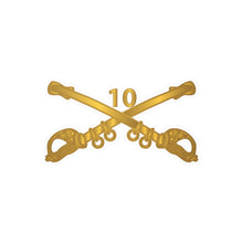 Load image into Gallery viewer, Kiss-Cut Vinyl Decals - Army - 10th Cavalry Branch wo Txt X 300