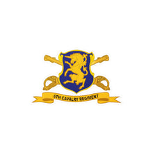 Load image into Gallery viewer, Kiss-Cut Vinyl Decals - Army - 6th Cavalry Regiment w Br - Ribbon