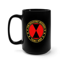 Load image into Gallery viewer, Black Mug 15oz - 7th Infantry Division - Fort Ord