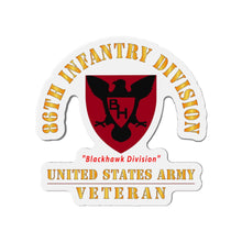 Load image into Gallery viewer, Die-Cut Magnets - Army - SSI - 86th Infantry Division - Blackhawk Division - US Army Veteran X 300