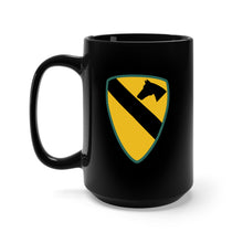 Load image into Gallery viewer, Black Mug 15oz - SSI - 1st Cavalry Division X 300