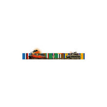 Load image into Gallery viewer, Kiss-Cut Vinyl Decals - Army - WWII - Service Ribon Bar w M18 HellCat Killing - German Panzer Exploding