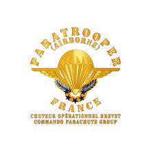 Load image into Gallery viewer, Kiss-Cut Vinyl Decals - France - Airborne - Commando Parachute Group