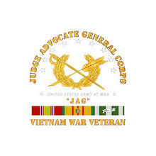 Load image into Gallery viewer, Kiss-Cut Vinyl Decals - Army - JAG Branch w VN SVC