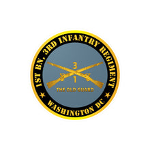 Load image into Gallery viewer, Kiss-Cut Vinyl Decals - Army - 1st Bn 3rd Infantry Regiment - Washington DC - The Old Guard w Inf Branch