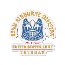 Load image into Gallery viewer, Die-Cut Magnets - Army - DUI - 82nd Airborne Division - 82nd Division - US Army Veteran X 300