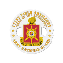 Load image into Gallery viewer, Die-Cut Magnets - Army - 171st Field Artillery - Eyes of the Artillery - ARNG - DUI w FA Sep X 300