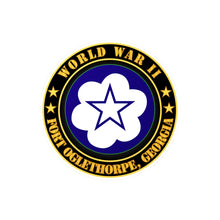 Load image into Gallery viewer, Kiss-Cut Vinyl Decals - Army - Fort Oglethorpe, Georgia - Army Training Center - WWII