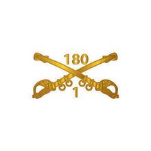 Load image into Gallery viewer, Kiss-Cut Vinyl Decals - Army - 1st Squadron, 180th Cavalry Regiment Branch wo Txt X 300