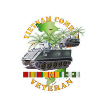 Load image into Gallery viewer, Kiss-Cut Vinyl Decals - Army - Vietnam Combat Vet - w APCs