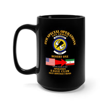 Load image into Gallery viewer, Black Mug 15oz - SOF - Operation Eagle Claw - Iran - 8th SOS