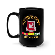 Load image into Gallery viewer, Black Mug 15oz - Army - 19th Engineer Battalion - w VN SVC