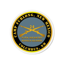 Load image into Gallery viewer, Die-Cut Magnets - Camp Furlong NM - Columbus NM w 24th Infantry Branch Buffalo Soldiers