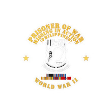 Load image into Gallery viewer, Kiss-Cut Vinyl Decals - Army - POW - MIA - Phil w WWII POW SVC